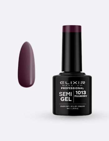 Elixir Semi Gel Ημιμόνιμο Βερνίκι 8ml – #1013 (MULBERRY)