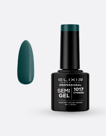 Elixir Semi Gel Ημιμόνιμο Βερνίκι 8ml – #1017 (CYANIDE)