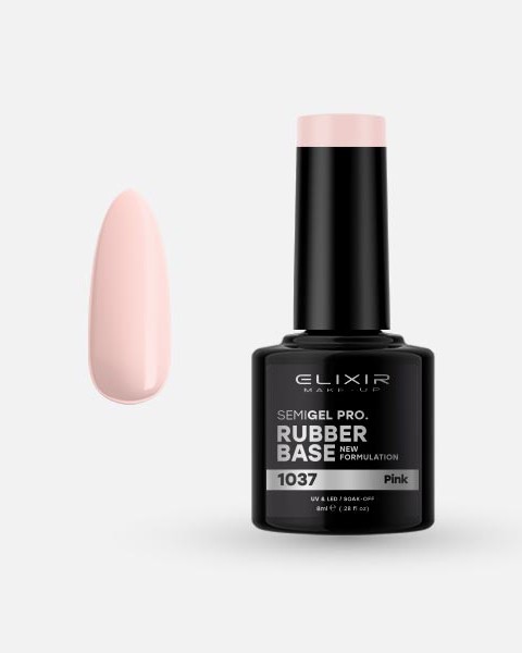 Elixir Semi Gel Ημιμόνιμο Βερνίκι 8ml – #1037 (PINK)