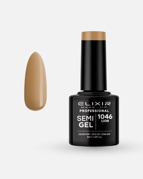 Elixir Semi Gel Ημιμόνιμο Βερνίκι 8ml – #1046 (LION)