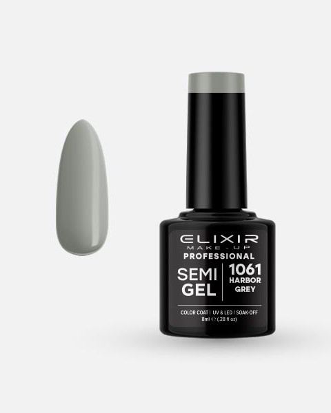 Elixir Semi Gel Ημιμόνιμο Βερνίκι 8ml – #1061 (HARBOR GREY)