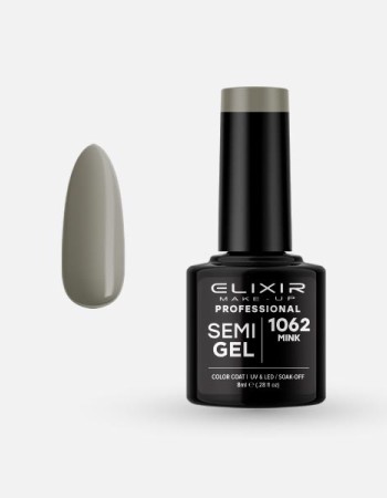 Elixir Semi Gel Ημιμόνιμο Βερνίκι 8ml – #1062 (MINK)