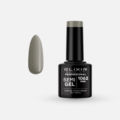 Elixir Semi Gel Ημιμόνιμο Βερνίκι 8ml – #1062 (MINK)