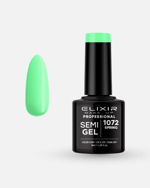 Elixir Semi Gel Ημιμόνιμο Βερνίκι 8ml – #1072 (SPRING)