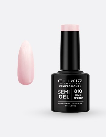 Elixir Semi Gel Ημιμόνιμο Βερνίκι 8ml – #810 (PINK PEARLE) Elixir Semi Gel Ημιμόνιμο Βερνίκι 8ml – #810 (PINK PEARLE)