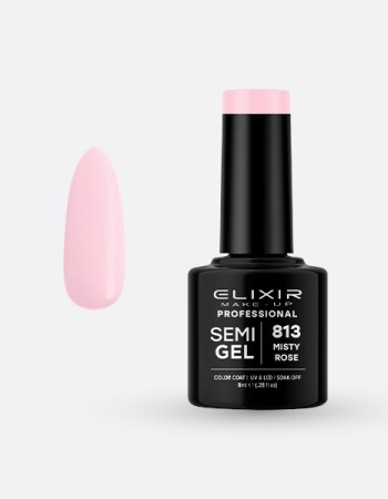 Elixir Semi Gel Ημιμόνιμο Βερνίκι 8ml – #813 (MISTY ROSE) Elixir Semi Gel Ημιμόνιμο Βερνίκι 8ml – #813 (MISTY ROSE)