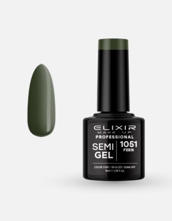 Elixir Semi Gel Ημιμόνιμο Βερνίκι 8ml – #1051 (FERN)