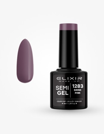 Elixir Semi Gel Ημιμόνιμο Βερνίκι 8ml – #1283 (BRINK PINK)