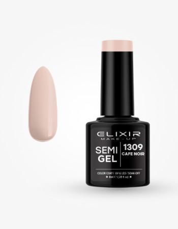 Elixir Semi Gel Ημιμόνιμο Βερνίκι 8ml – #1309 (CAFE NOIR)