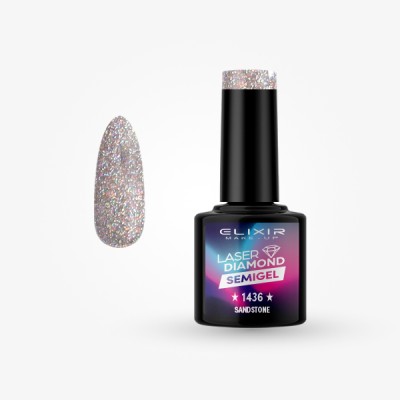 Elixir Semi Gel Ημιμόνιμο Βερνίκι 8ml – #1436 SANDSTONE