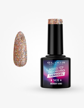 Elixir Semi Gel Ημιμόνιμο Βερνίκι 8ml – #1438 DESSERT SAND