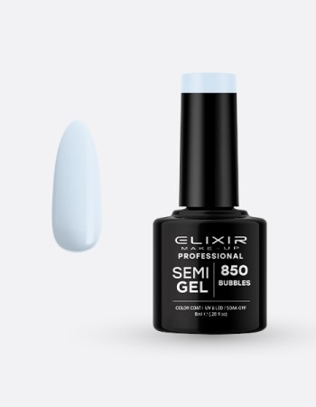 Elixir Semi Gel Ημιμόνιμο Βερνίκι 8ml – #850 (BUBBLES)