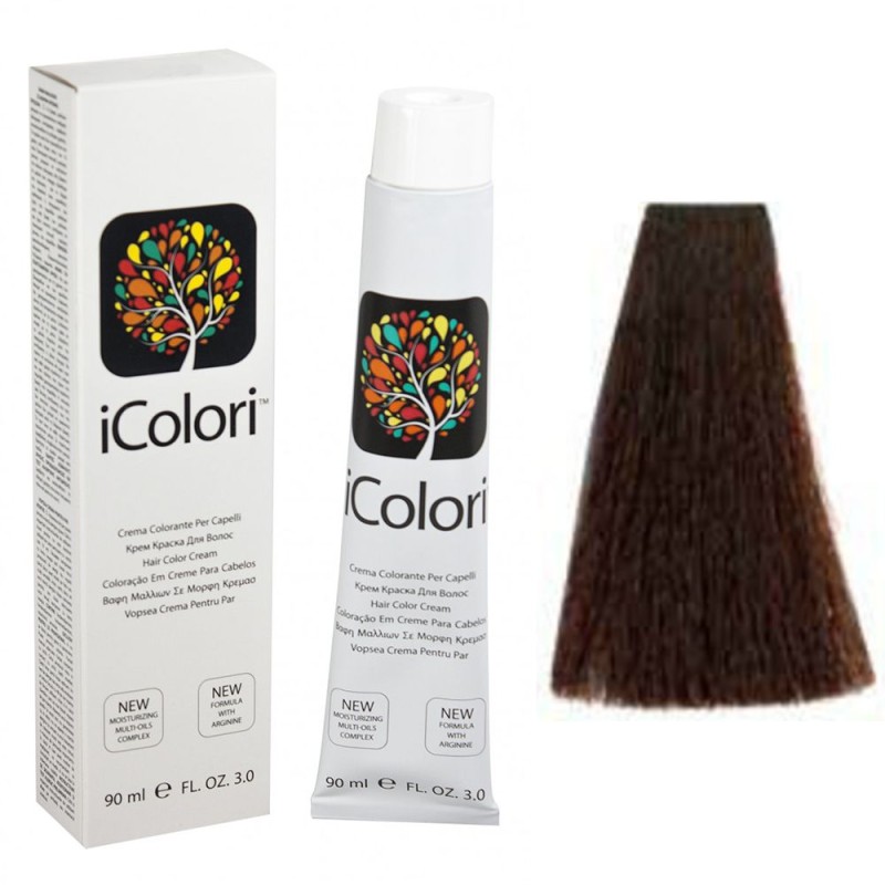 Kepro iColori Viola Βαφή Μαλλιών 90ml (ΚΑΣΤΑΝΟ ΠΟΛΥ ΣΚΟΥΡΟ ΙΡΙΖΕ) - No2.2