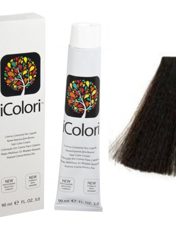 Kepro iColori Naturali Βαφή Μαλλιών 100ml (ΚΑΣΤΑΝΟ ΠΟΛΥ ΣΚΟΥΡΟ) - No2