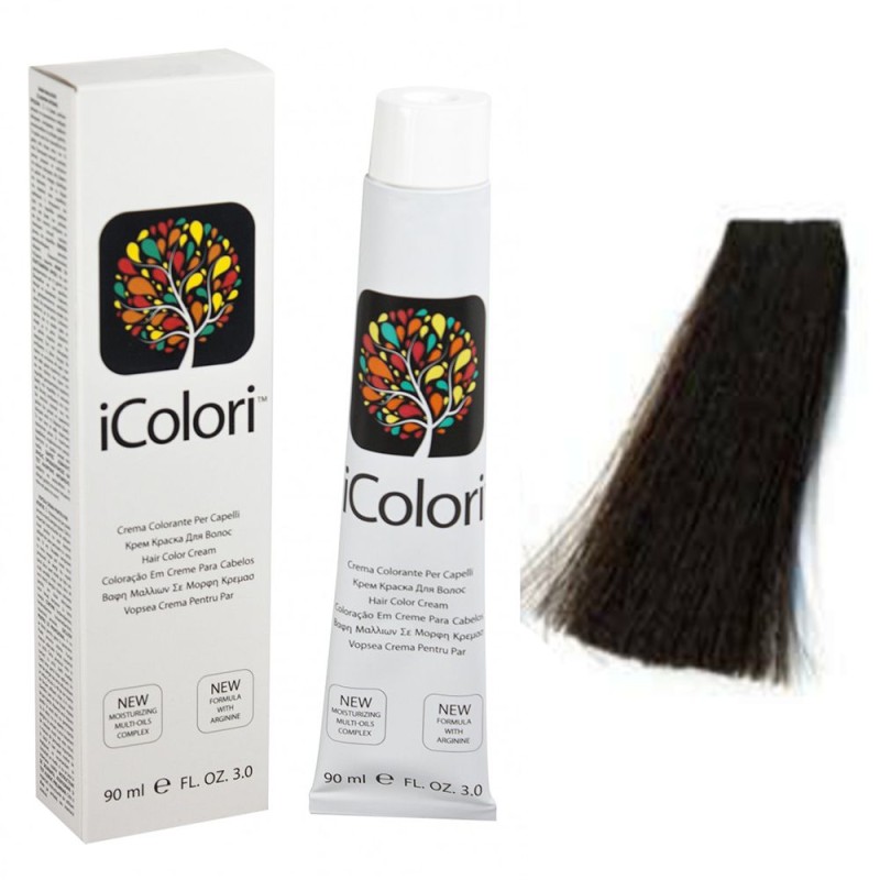 Kepro iColori Naturali Βαφή Μαλλιών 100ml (ΚΑΣΤΑΝΟ ΠΟΛΥ ΣΚΟΥΡΟ) - No2
