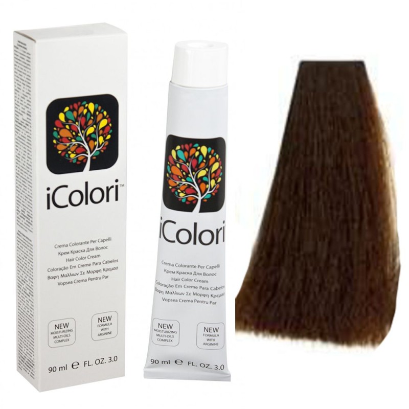 Kepro iColori Marroni Βαφή Μαλλιών 90ml (ΚΑΣΤΑΝΟ ΑΝΟΙΚΤΟ TOBACCO) - No5.23