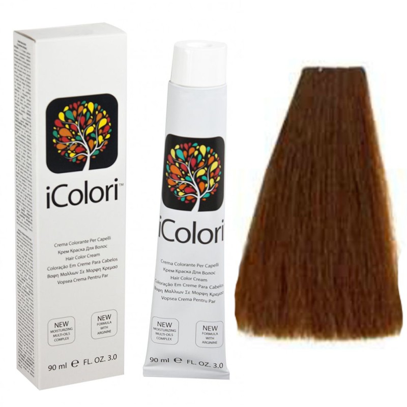 Kepro iColori Cioccolato Βαφή Μαλλιών 90ml (ΞΑΝΘΟ ΣΟΚΟΛΑΤΙ) - No7.8