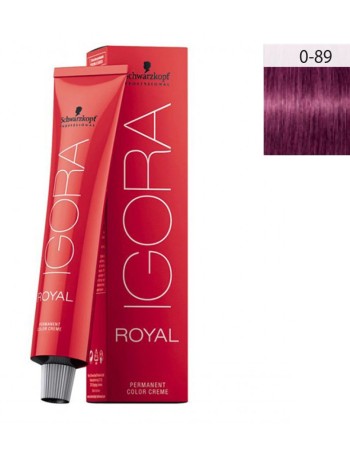 Schwarzkopf Igora Royal 60ml #0-89 Κόκκινο Βιολέ Μίξτον