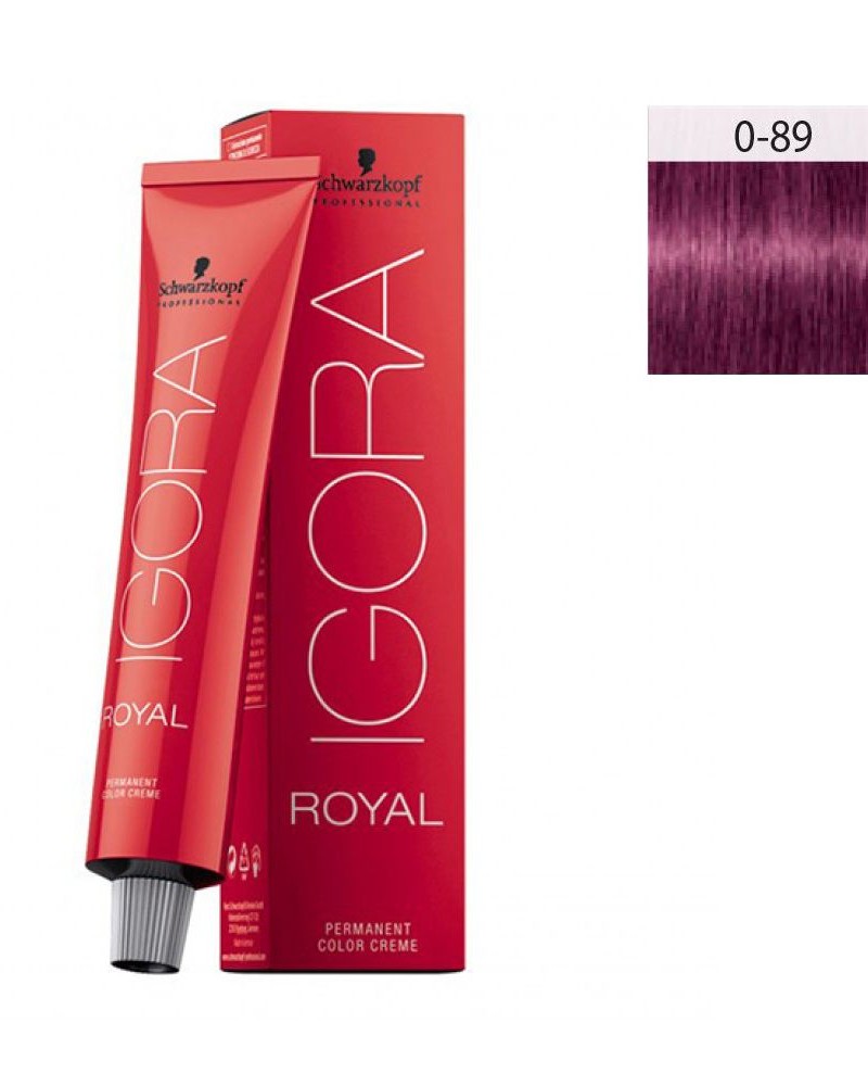 Schwarzkopf Igora Royal 60ml #0-89 Κόκκινο Βιολέ Μίξτον