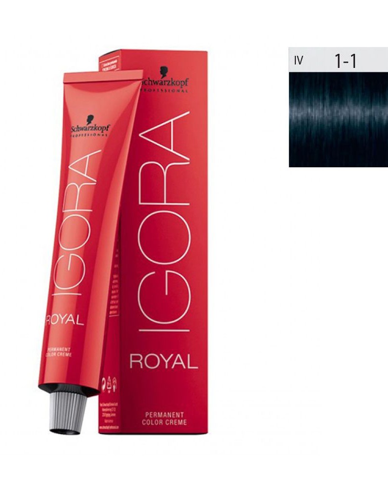 Schwarzkopf Igora Royal 60ml #1-1 Μαύρο Μπλέ