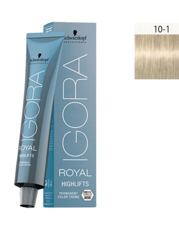 Schwarzkopf Igora Royal Highlifts 60ml #10-1 Κατάξανθο Σαντρέ
