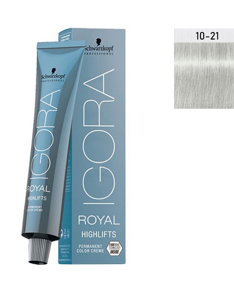 Schwarzkopf Igora Royal Highlifts 60ml #10-21 Κατάξανθο Φυμέ Σαντρέ