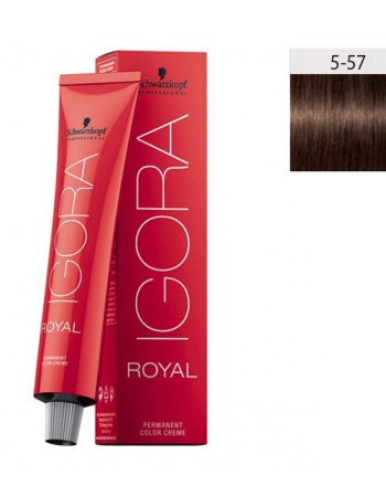 Schwarzkopf Igora Royal 60ml #5-57 Καστανό Ανοιχτό Χρυσό Χάλκινο