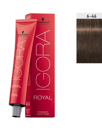 Schwarzkopf Igora Royal 60ml #6-46 ΞΑΝΘΟ ΣΚΟΥΡΟ ΜΠΕΖ ΜΑΡΟΝ