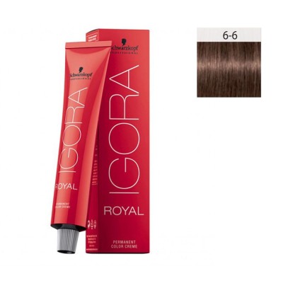 Schwarzkopf Igora Royal 60ml #6-6 Ξανθό Σκούρο Μαρόν