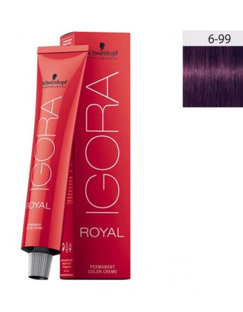 Schwarzkopf Igora Royal 60ml #6-99 Ξανθό Σκούρο Εντονο Βιολέ