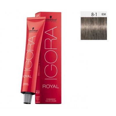 Schwarzkopf Igora Royal 60ml #8-1 Ξανθό Ανοιχτό Σαντρέ