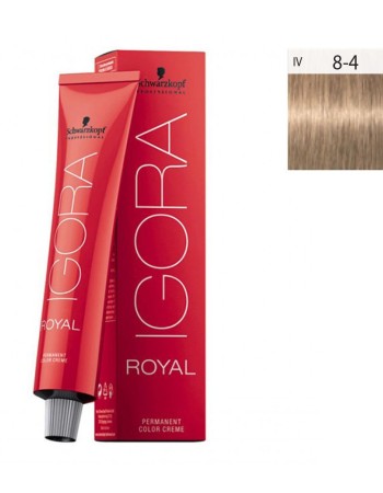 Schwarzkopf Igora Royal 60ml #8-4 Ξανθό Ανοιχτό Μπεζ