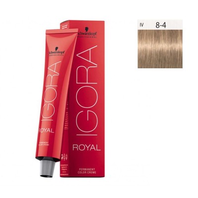 Schwarzkopf Igora Royal 60ml #8-4 Ξανθό Ανοιχτό Μπεζ