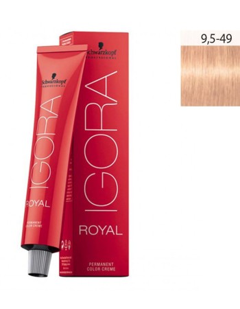 Schwarzkopf Igora Royal 60ml #9,5-49 Ξανθό Ιβουάρ Μπεζ Βιολέ