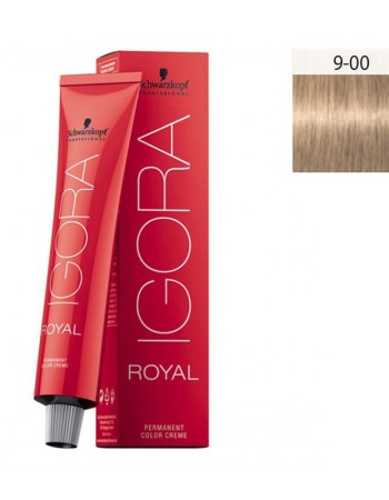 Schwarzkopf Igora Royal 60ml #9-00 Ξανθό Πολύ Ανοιχτό Έντονο Φυσικό