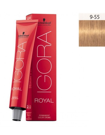 Schwarzkopf Igora Royal 60ml #9-55 Ξανθό Πολύ Ανοιχτό Έντονο Χρυσό