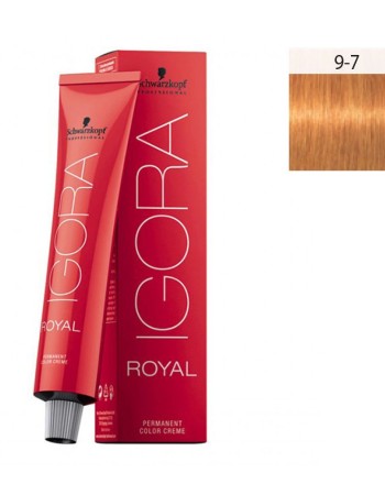 Schwarzkopf Igora Royal 60ml #9-7 Ξανθό Πολύ Ανοιχτό Χάλκινο