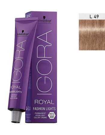 Schwarzkopf Igora Royal Fashion Lights 60ml #L-49 Μπεζ Βιολέ