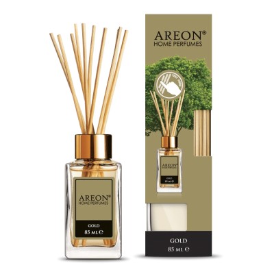 AREON Home Perfume Αρωματικό Χώρου Με Στικς 85ml #Gold AREON Home Perfume Αρωματικό Χώρου Με Στικς 85ml #Gold