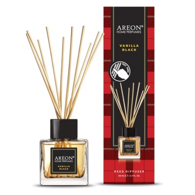 AREON Home Perfume Αρωματικό Χώρου Με Στικς 50ml #Vanilla Black AREON Home Perfume Αρωματικό Χώρου Με Στικς 50ml #Vanilla Black