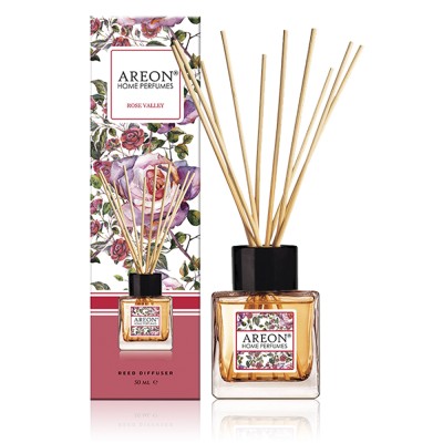 AREON Home Botanic Perfume Αρωματικό Χώρου Με Στικς 50ml #Rosa Valley AREON Home Botanic Perfume Αρωματικό Χώρου Με Στικς 50ml #Rosa Valley