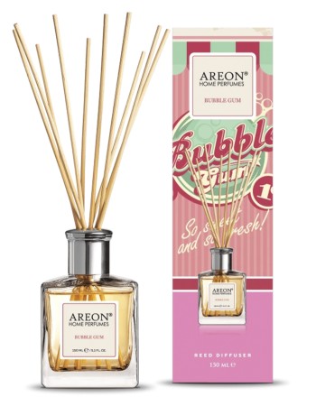AREON Home Perfume Αρωματικό Χώρου Με Στικς 150ml #Bubble Gum