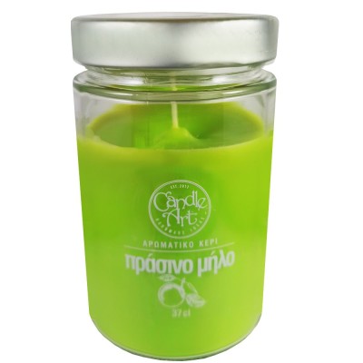 Candle Art Αρωματικό Κερί 72h 370ml #Πράσινο Μήλο