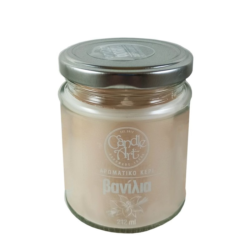 Candle Art Αρωματικό Κερί 38h 212ml #Βανίλια