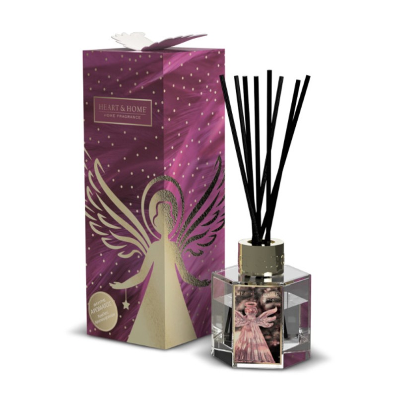 Heart and Home Αρωματικό Χώρου Με Στικς 75ml #Άγγελος Χριστουγέννων
