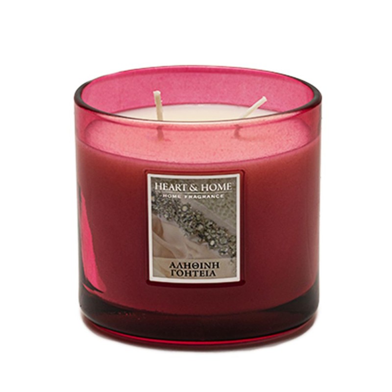 Heart and Home Αρωματικό Κερί με Διπλό Φυτίλι 40h 230gr #Αληθινή Γοητεία