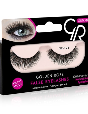 Golden Rose False Eyelashes (με φυσική τρίχα) #04