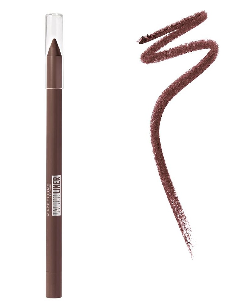 Maybelline Tattoo Liner Eye Pencil Waterproof 1,3gr - #911 Smooth Walnut Maybelline Tattoo Liner Eye Pencil Waterproof 1,3gr - #911 Smooth Walnut