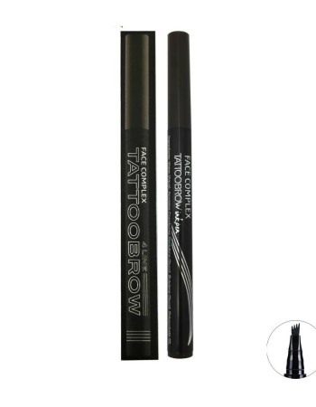 Face Complex Tatto Brow 4 Line Eyebrow pencil – #Black
