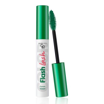 Golden Rose Flash Lash Colored Mascara 9ml #02 FOREST GREEN Golden Rose Flash Lash Colored Mascara 9ml #02 FOREST GREEN
